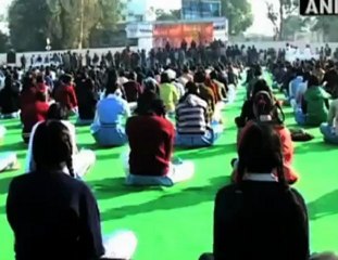 'Surya Namaskaar' row- Digvijay slams BJP.mp4