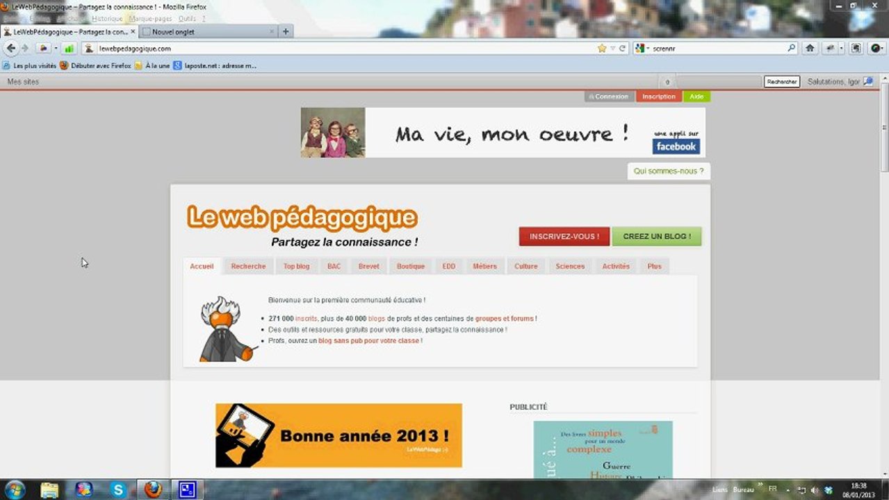 Comment modifier l'heure de son blog ?
