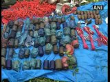 CRPF seizes huge cache of explosives, shoot Maoists.mp4