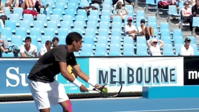 Nick Kyrgios vs Sam Groth- Australian Open 2013 Play-off Highlights