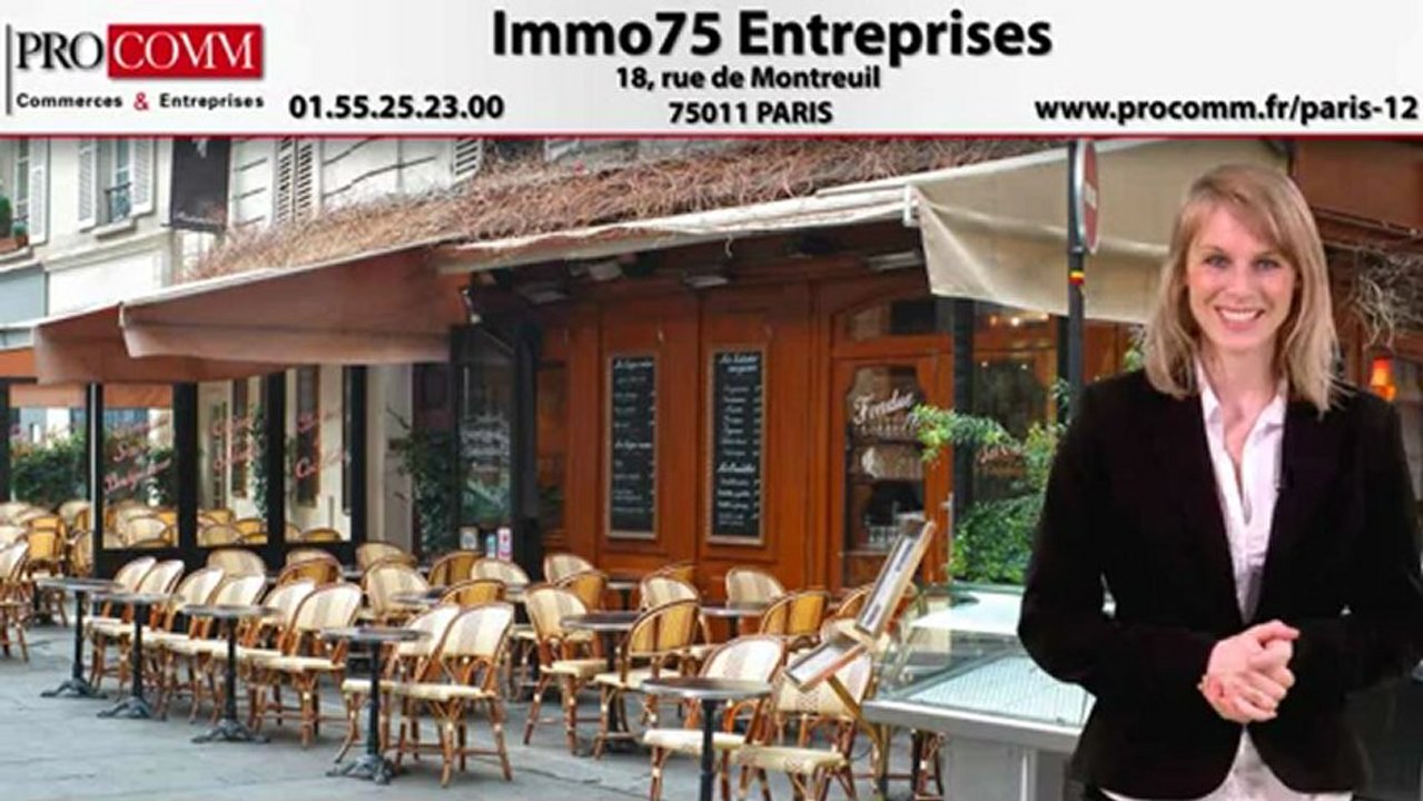 Vente murs commerciaux Paris 11ème