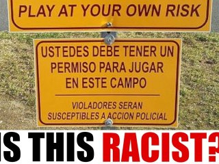 Delaware's Curiously Racist Bilingual Playground Signs