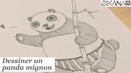 Comment dessiner un panda mignon ? - HD