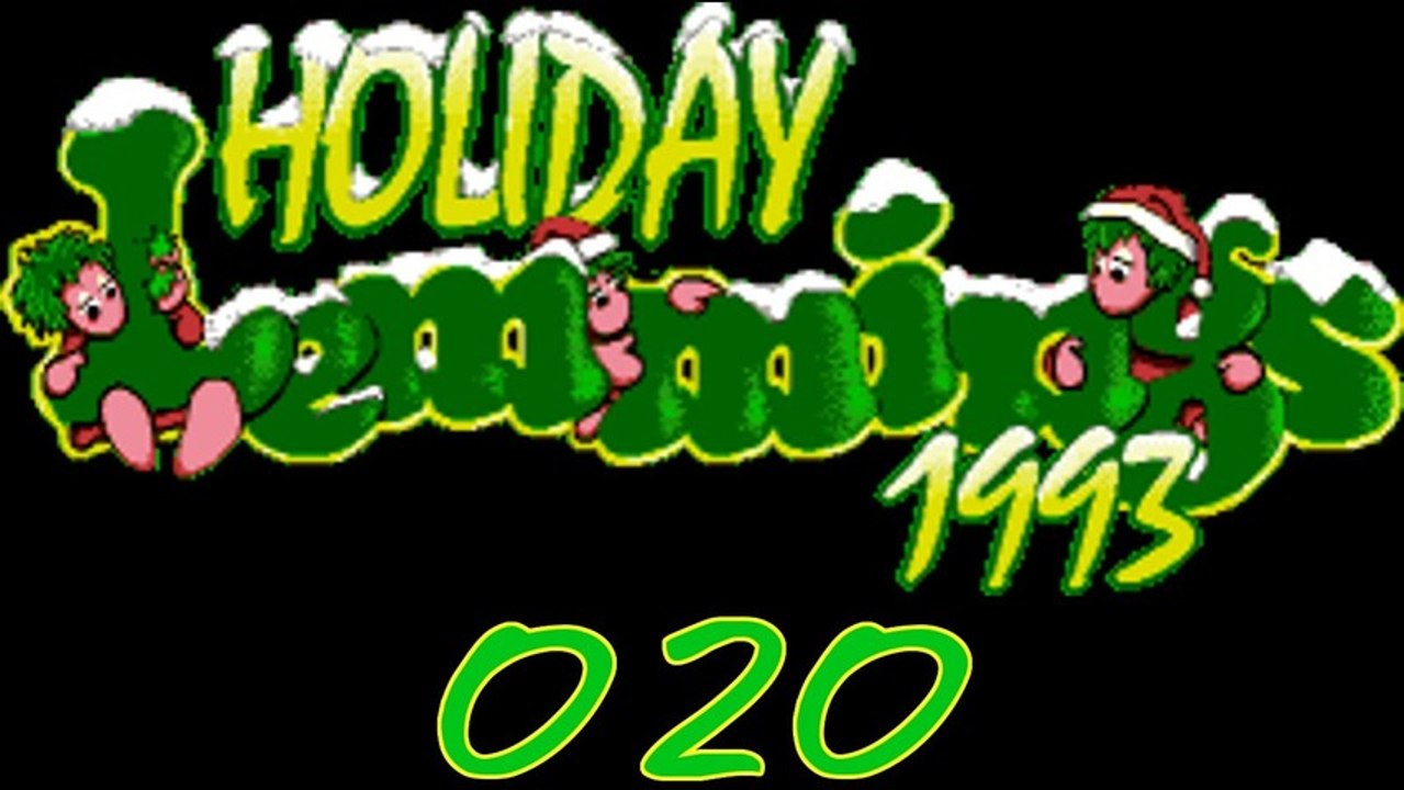 Let's play holiday lemmings 1993 - #020 - roter teppich in der schneelandschaft