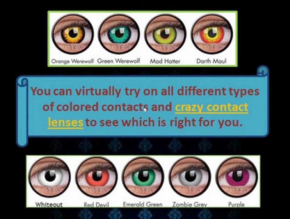 Colourvue’s extensive range offers the right coloured contact lenses to suit any occasion.