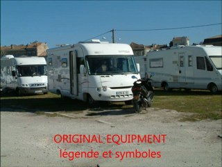 equipement d'origine légende et symboles