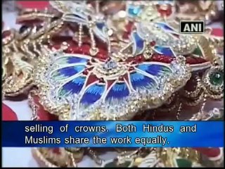 Hindu and Muslim Artists make crowns for Hindu deities.mp4