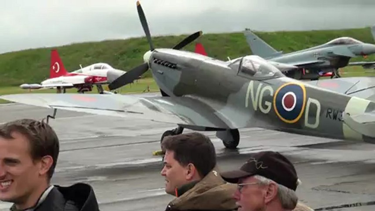 RAF Spitfire static