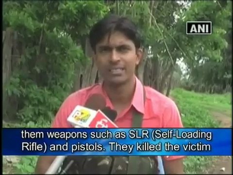 Maoists kill a local in Dantewada.mp4