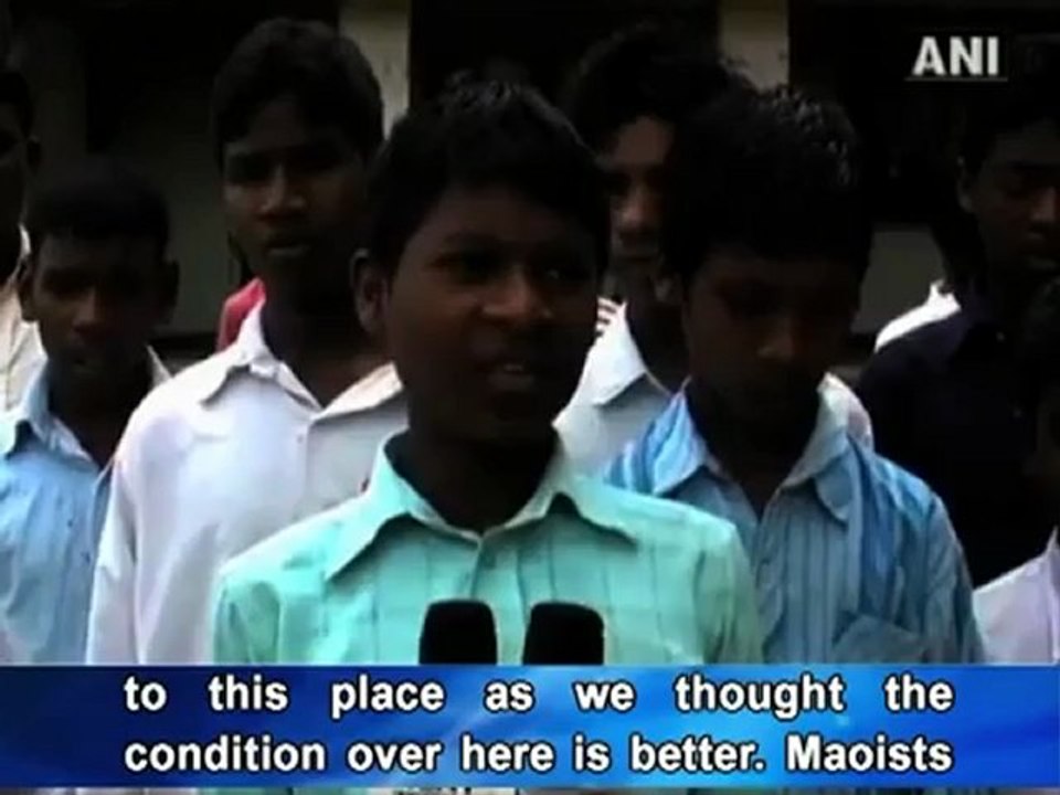Maoists' fear triggers children migration in Lohardaga.mp4