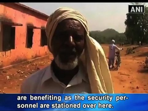Paramilitary force set up camps in maoist affected villages.mp4