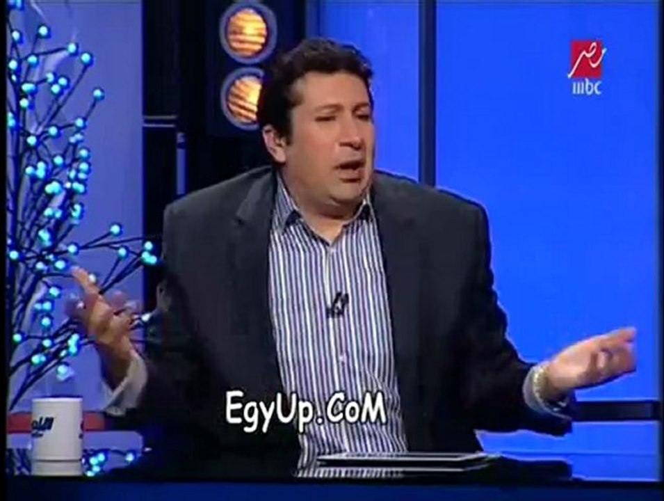 لقاء الاعلامى المشاغب و المثير للجدل وائل الابراشى مع هانى رمزى و زجاجة مولوتوف هدية لهانى