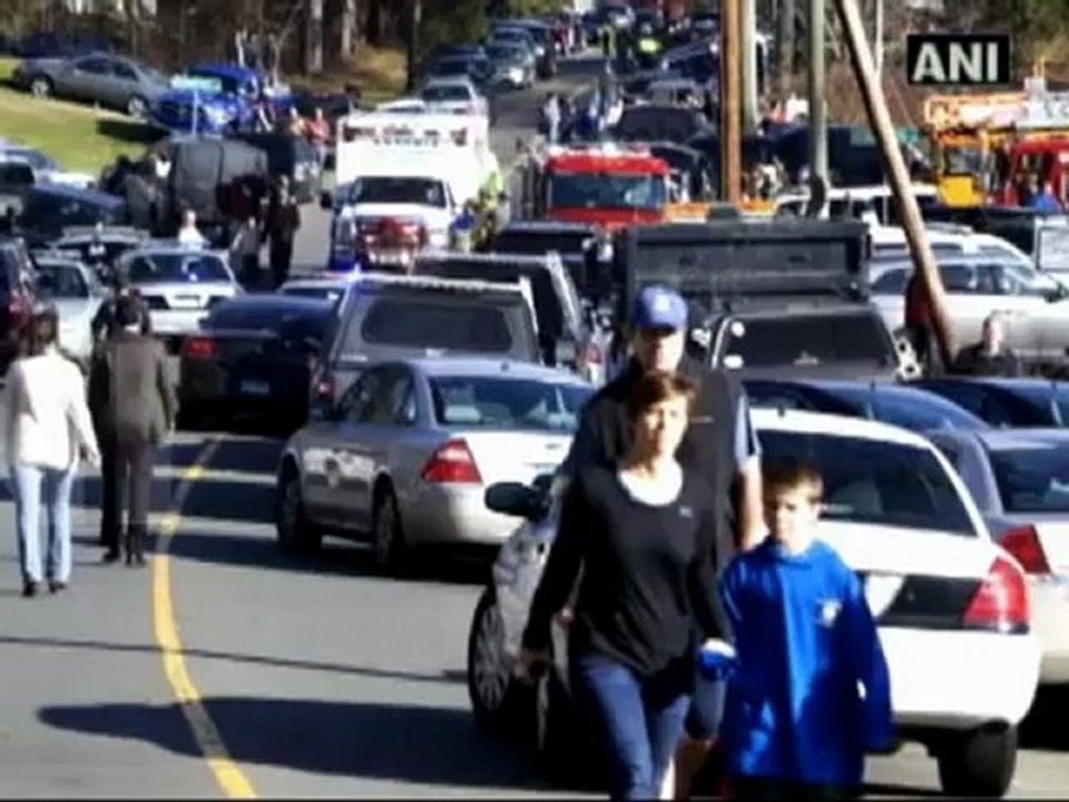 US school shooting- 20 children among 28 killed.mp4