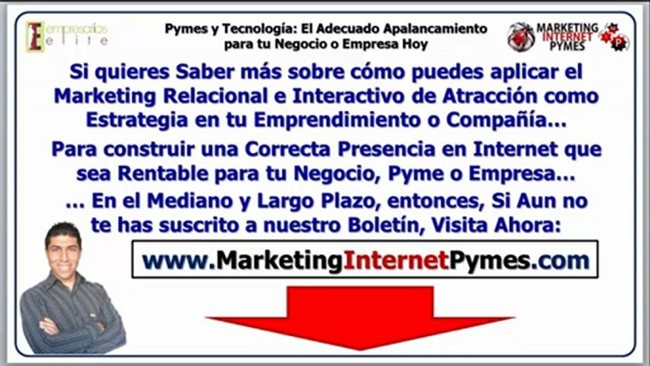 PYMES Y TECNOLOGIA: Apalancamiento para tu Negocio o Empresa Hoy - (Marketing Internet Pymes ©)