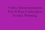 4 Part Carbonless Forms Printing