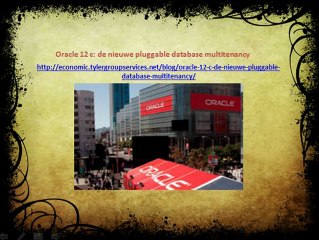 Oracle 12 c: de nieuwe pluggable database multitenancy