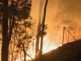 Bushfires rage overnight