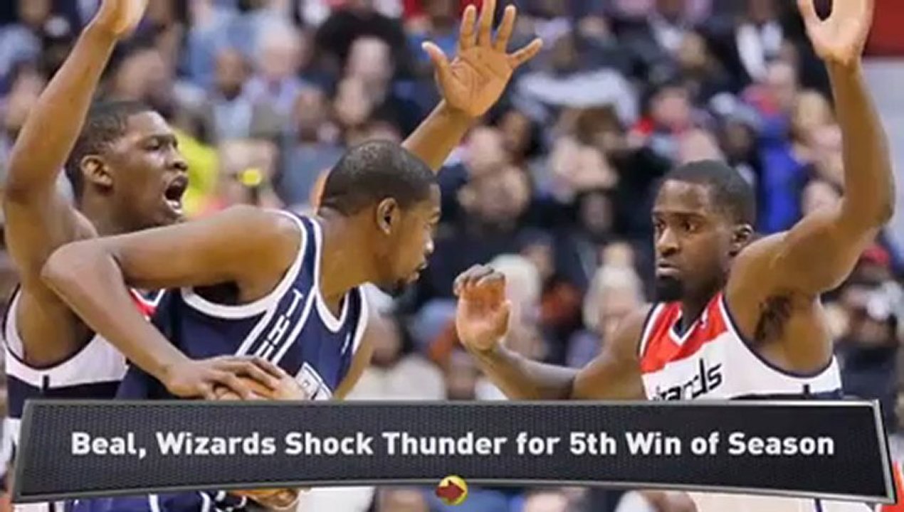 Wizards Edge Thunder; Celtics Top Knicks