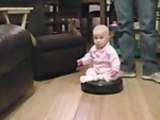 Baby Rides Roomba