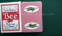 POKER-PLAYING-CARDS--Bee(Red)--Marked-cards