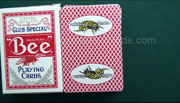 POKER-PLAYING-CARDS Bee(Red) Marked-cards