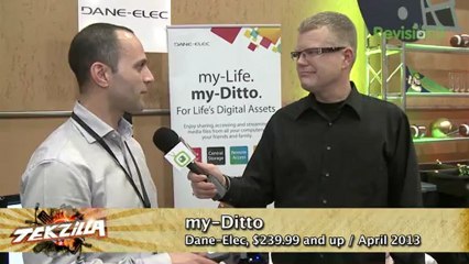 Everything in One Spot, Accessible from Anywhere with my-Ditto - CES 2013 - Tekzilla Daily Tip