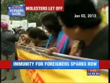Immunity for foreigners sparks row