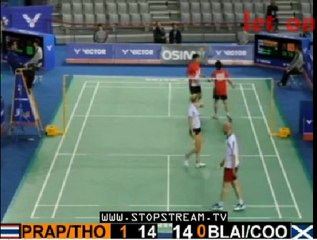 Victor Korea open 2013 สุดเขต ประภากมล/สราลีย์ ทุ่งทองคำ VS Robert Blair ~ /Jillie Cooper Set2