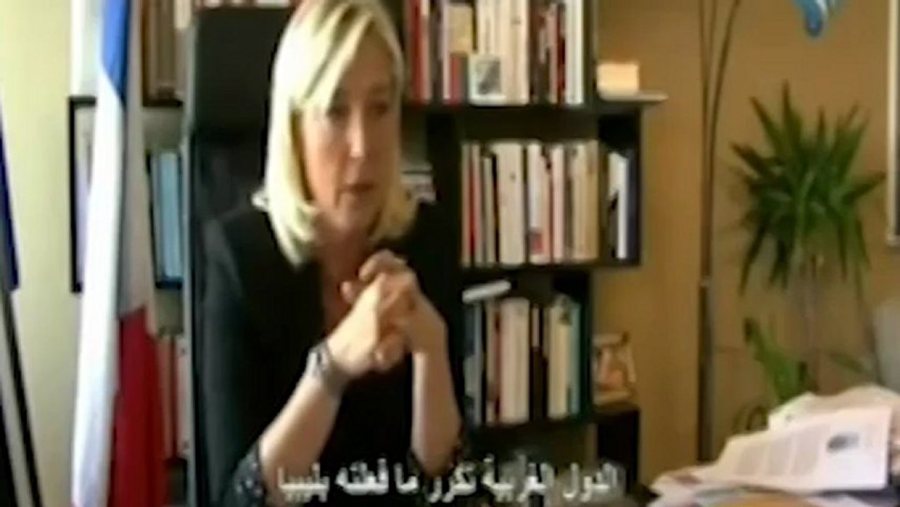 Pour Le Pen, les révolutions arabes ont porté la charia