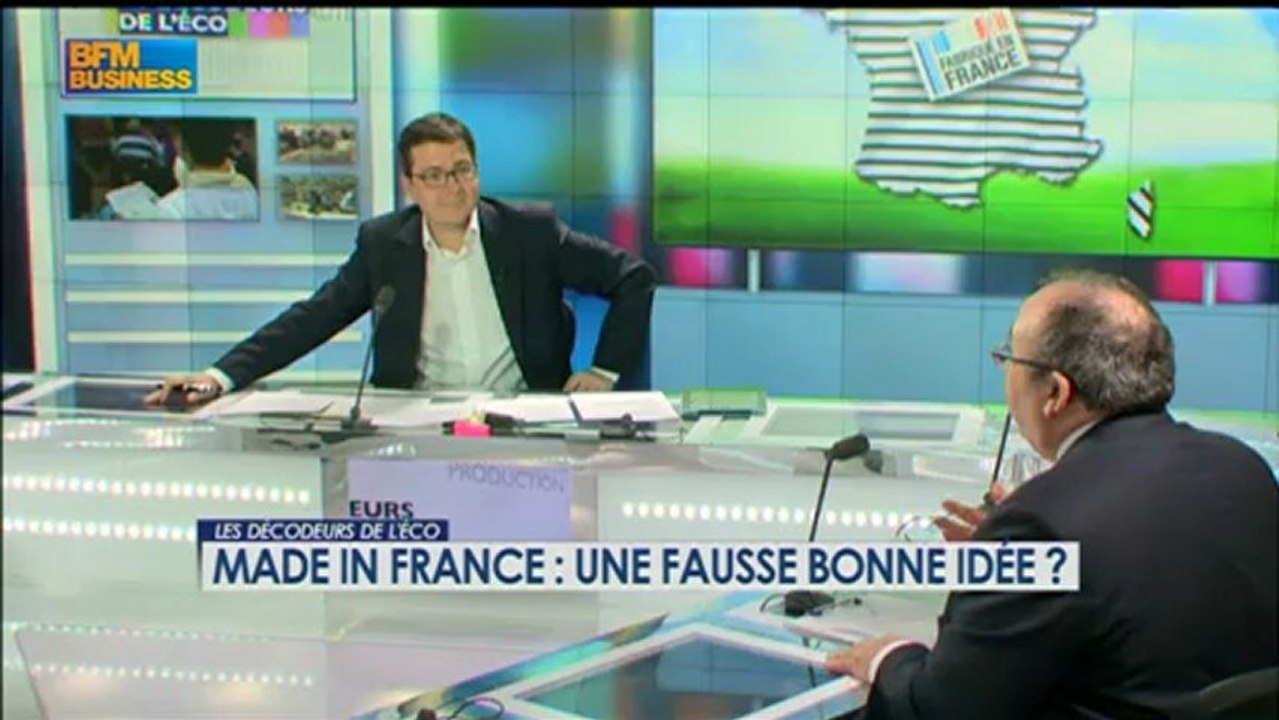 Made in France : une fausse bonne idée ? - 2 janvier - BFM : Les décodeurs de l'éco 1/5