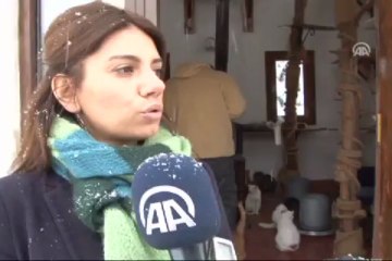 Dışarıda kar, içeride boncuk var