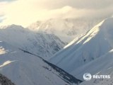 Heavy snow blankets Russia