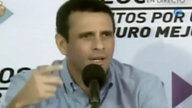Capriles exige al gobierno que aclare ya si Chávez será presidente