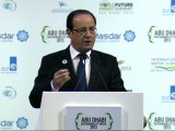 Discours à l'occasion du World Future Energy Summit aux Emirats Arabes Unis