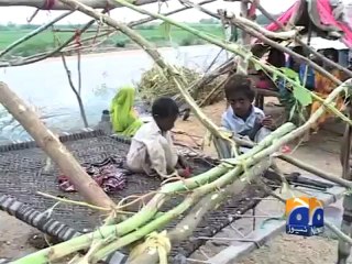 Flood Relieve Camps in School at Badin.mp4