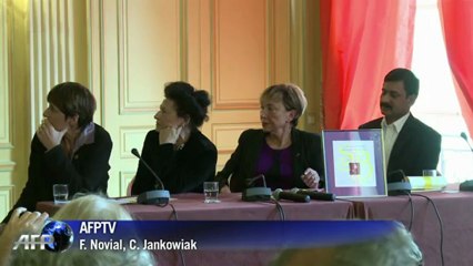 French honour Malala as father says Taliban have lost fight