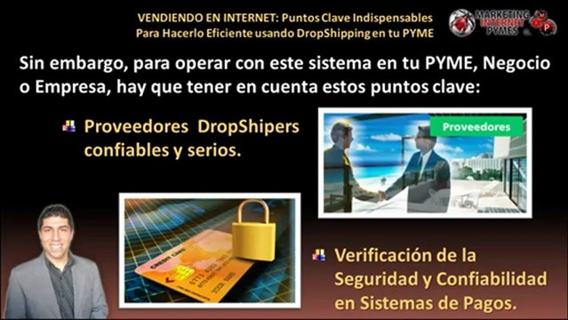 VENDIENDO EN INTERNET: Haciéndolo Eficiente Con DropShipping - (Marketing Internet Pymes ©)