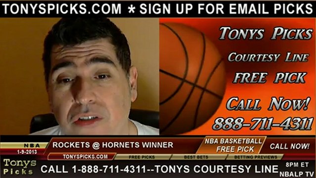 New Orleans Hornets versus Houston Rockets Pick Prediction NBA Pro Basketball Odds Preview 1-9-2012