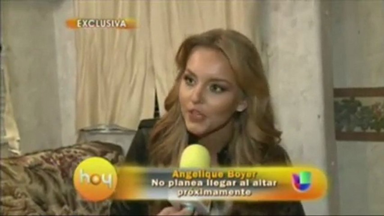Angelique Boyer no planea casarse