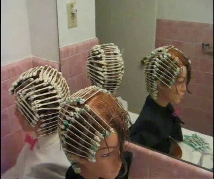 Perm 296 European green/white rod single halo permwrap