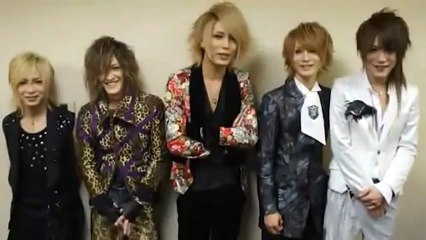 New Year Comment 2013 (The GazettE/Alice9/Kra/Born/D=out/Screw)