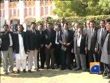 Geo Report- Lawyers Protest In Sindh- 26 Jan 2012.mp4