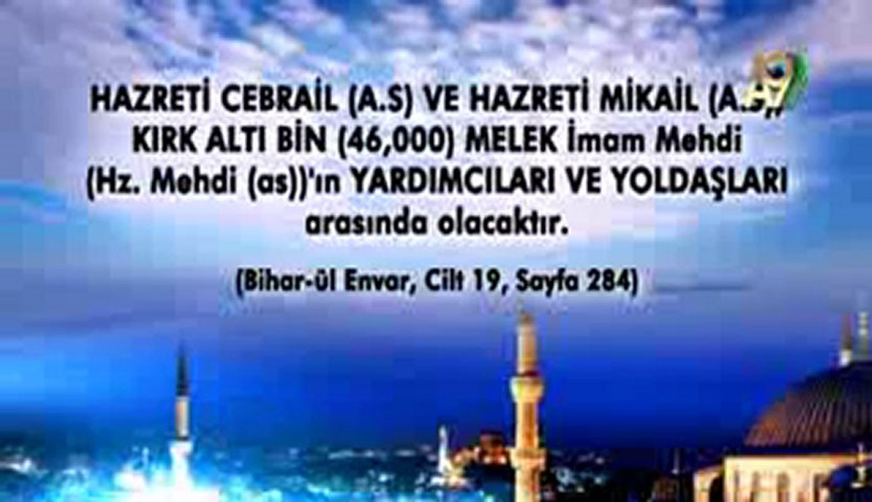 Cübbeli Ahmet Hoca Hz. Mehdi (as)'ın yanındaki meleğin görülmeyeceğini anlatıyor