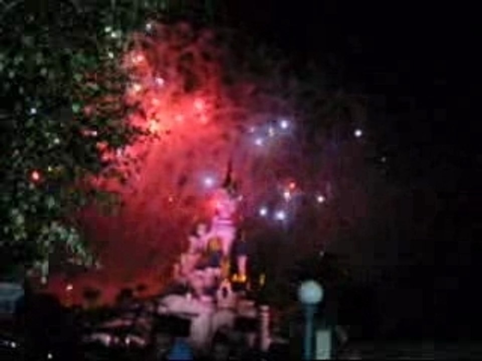 Feu d'artifice de Disneyland !