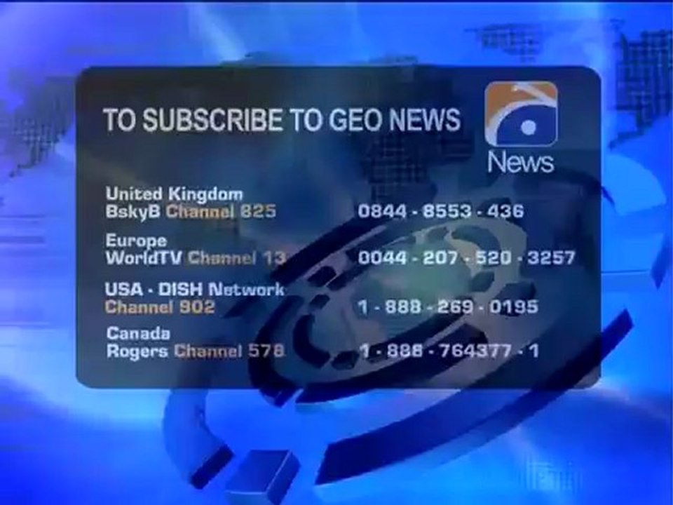 Geo Report- Pir Pagara Being Treated in London...