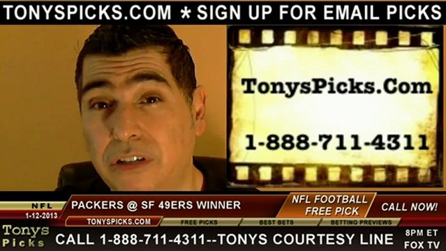 San Francisco 49ers versus Green Bay Packers Pick Prediction NFL Pro Football NFC Divisional Playoff Odds Preview 1-12-2013