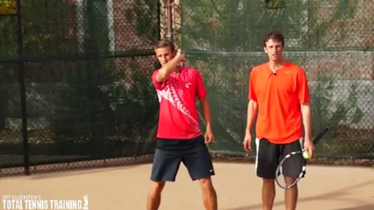 Finish High On The Defensive Tennis Forehand