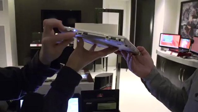 MSI Systems Suite Ultrabook & Gaming Notebook Display - Linus Tech Tips CES 2013