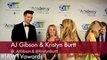 AJ Gibson & Kristyn Burtt (@_AJGibson @KristynBurtt) at the 2nd Annual @IAWTV Awards #IAWTVAwards
