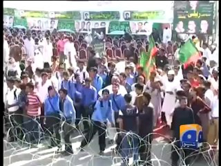 Preperations for PML N rally in Lahore.mp4